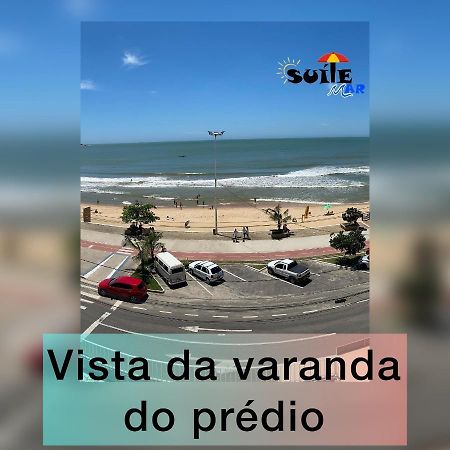 גוארפארי Suite Mar 210 - Economica E Compacta - Praia Do Morro - Predio Frente Mar Com Elevador, Atravessou A Avenida, Ja Esta Na Praia - Garagem - Internet מראה חיצוני תמונה