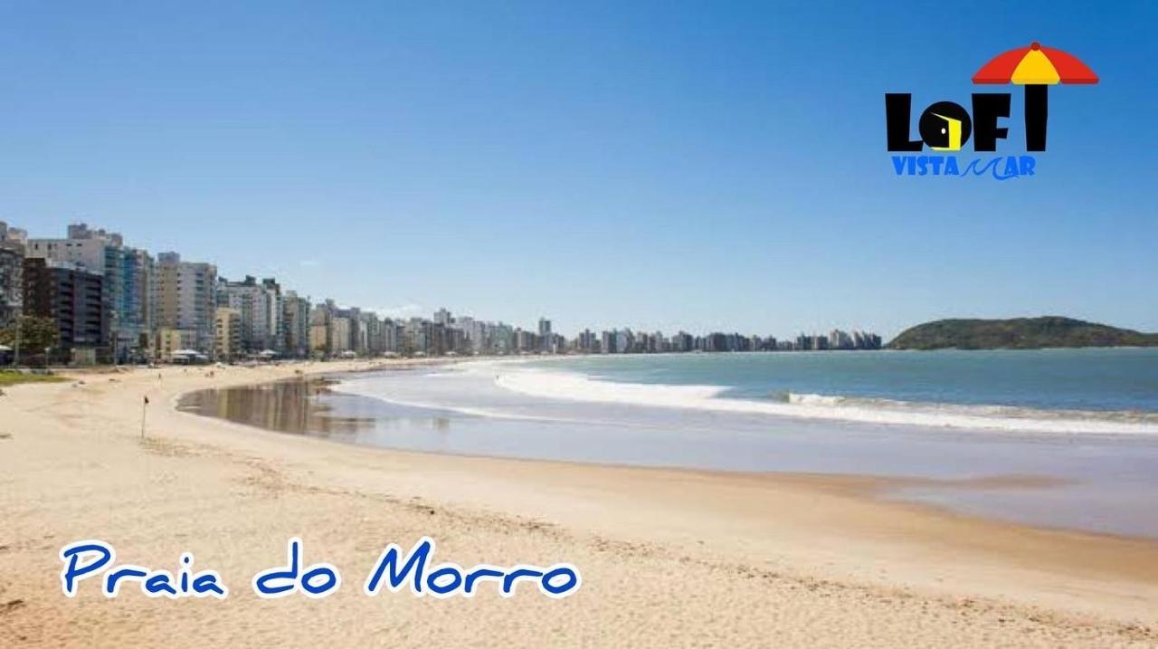 גוארפארי Suite Mar 210 - Economica E Compacta - Praia Do Morro - Predio Frente Mar Com Elevador, Atravessou A Avenida, Ja Esta Na Praia - Garagem - Internet מראה חיצוני תמונה